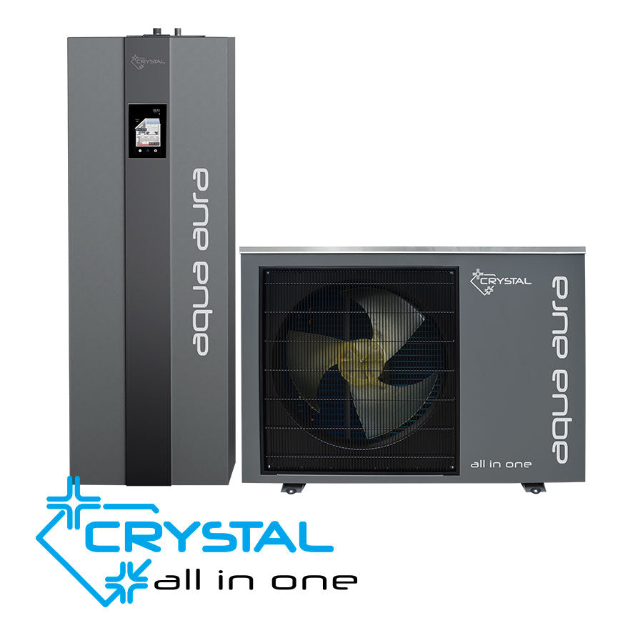 Инверторна термопомпа въздух-вода Crystal Aqua Aura II 6S All-In-One 250, монофазна