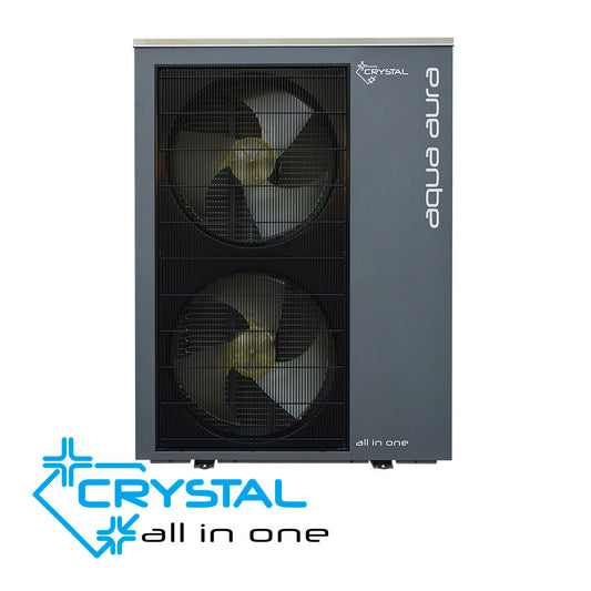 Инверторна термопомпа въздух-вода Crystal Aqua Aura II 19S All-In-One 250, трифазна